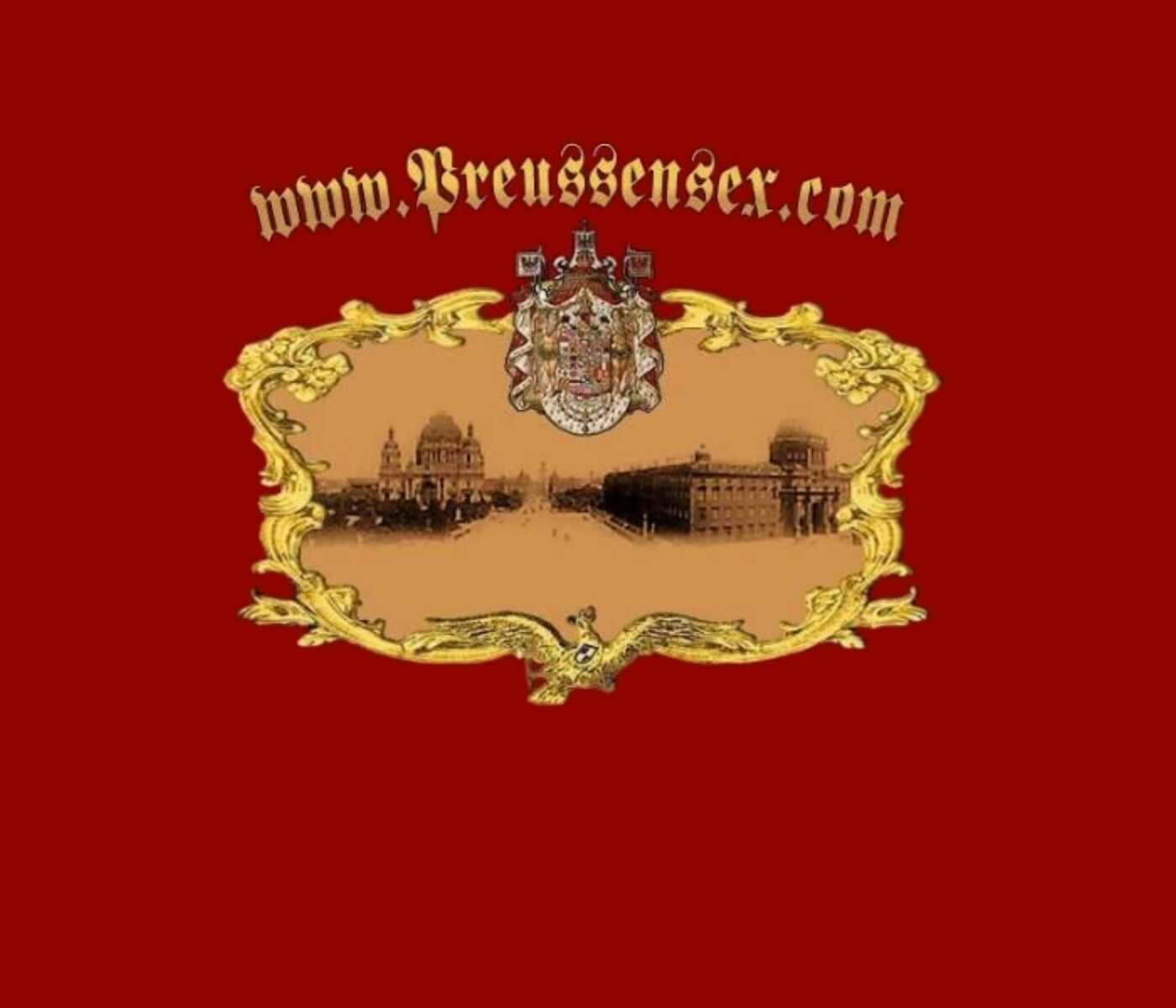 Screenshot der Webseite PreussenSEX Version 2002