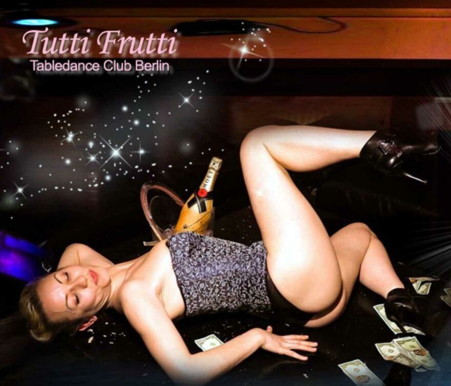 Screenshot der Webseite vom Tabledance Club Tutti Frutti in Berlin Kreuzberg