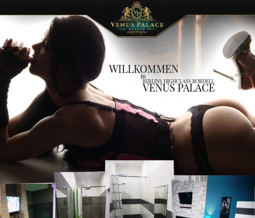 Screenshot von der Webseite des ehemaligen Bordells Venus Palace