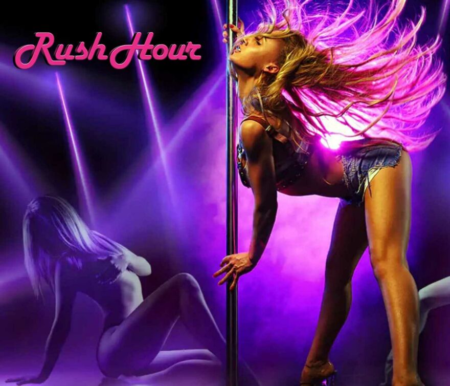 Screenshot der Webseite vom Tabledance Club Rush Hour in Berlin Wilmersdorf