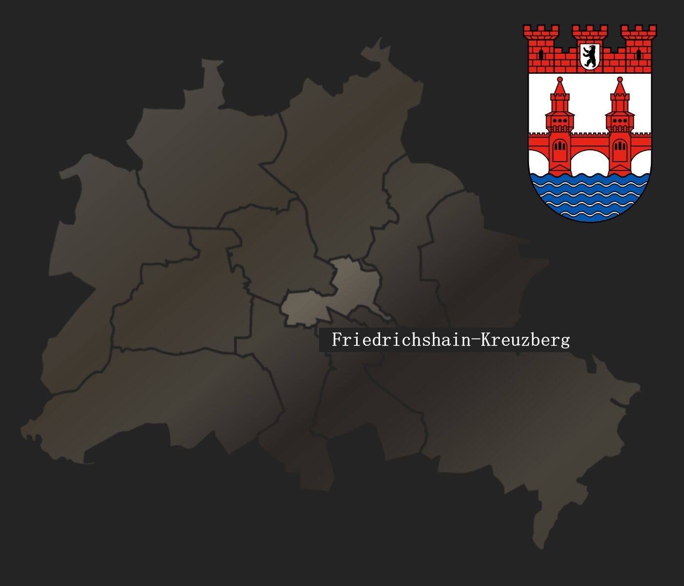 Logo vom Stadtbezirk Berlin-Friedrichshain-Kreuzberg