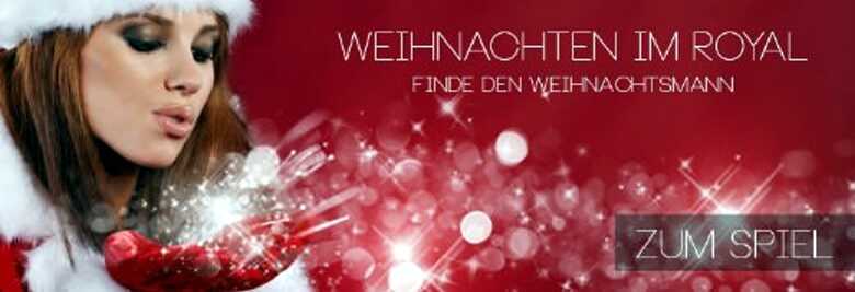 Flyer Weihnachtsgewinnspiel im Bordell Royal