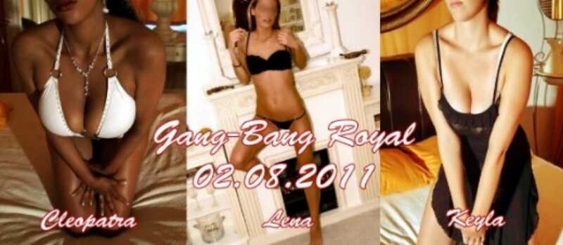 Flyer Sexparty Berlin News im Bordell Royal