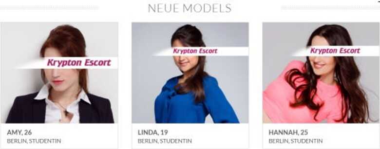 Krypton Escort präsentiert die Studentinnen Hannah, Linda und Amy