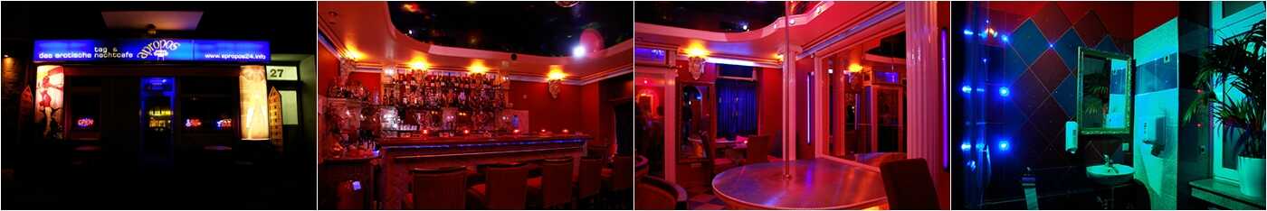 Ambiente des ehemaligen Bordells Apropos in Neukölln