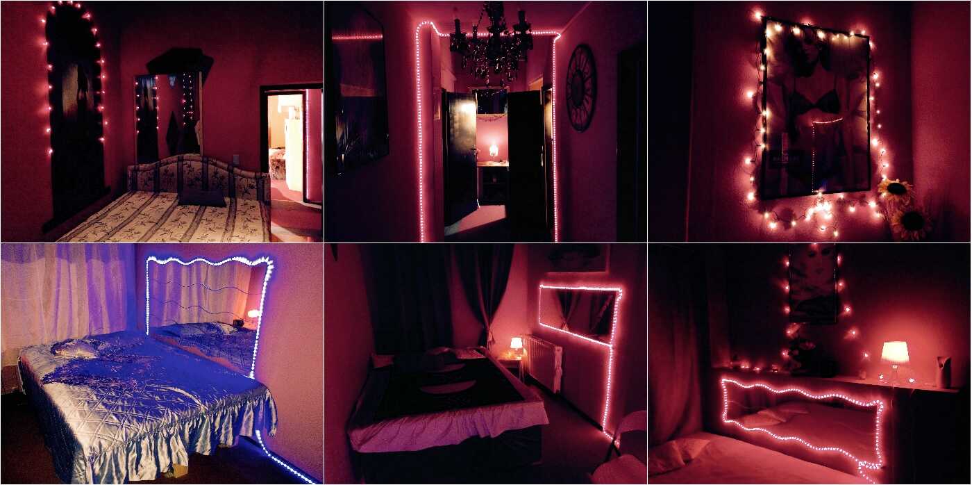 Zimmer des ehemaligen Bordells bei Maja in Berlin Britz