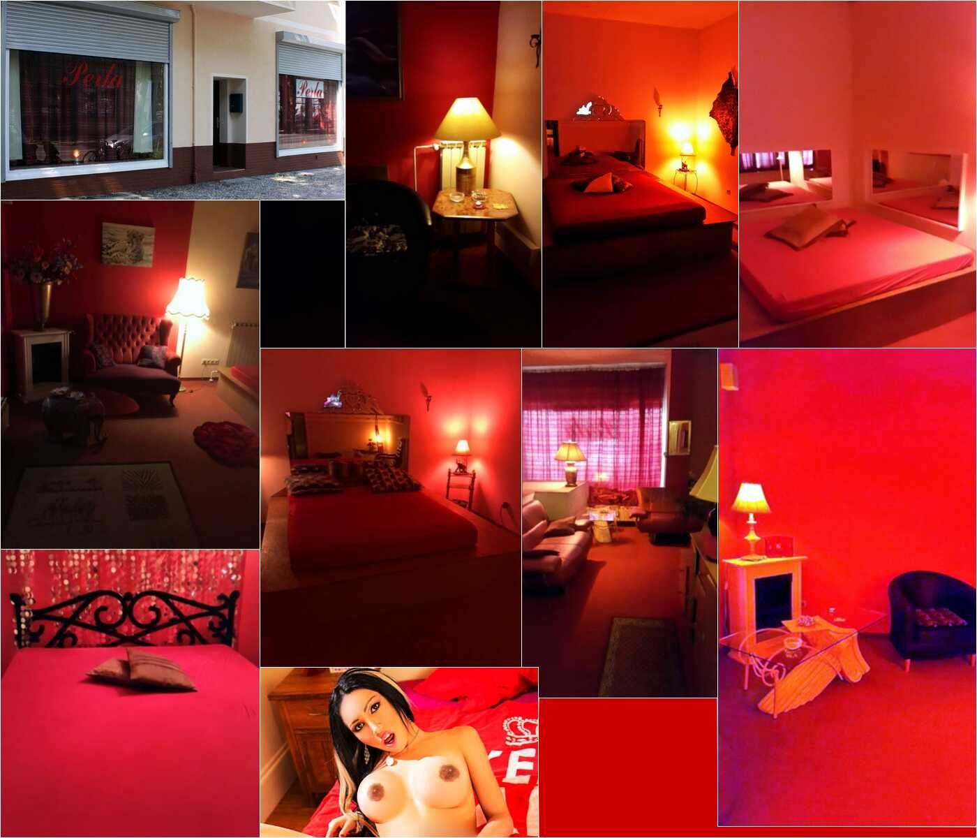 Zimmer des ehemaligen Bordells Perla in Berlin-Moabit